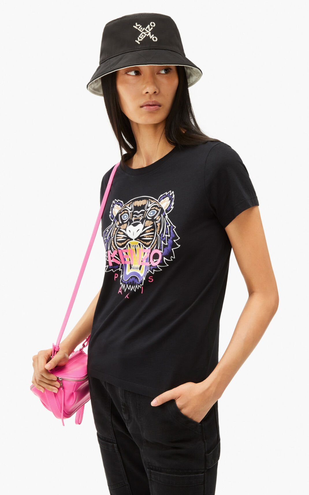 Kenzo Tiger Ženska Majice Črna SI-1606980